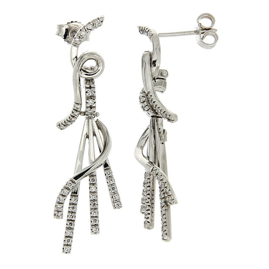 Orecchini Pendenti con Diamanti CT 0.60 VVS IF F