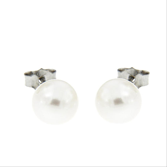 Orecchini con perla Freshwater 7/7.5 mm