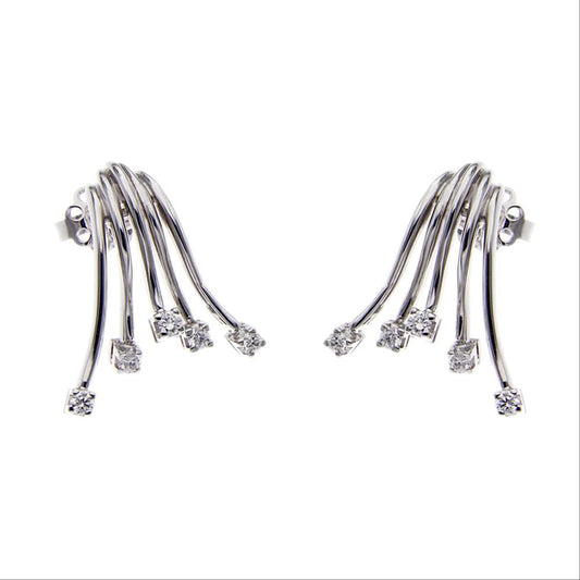 Orecchini Fantasia con Diamanti CT 0.40