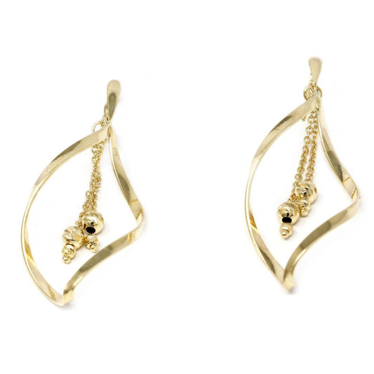 Orecchini in Argento 925 Giallo Pendenti