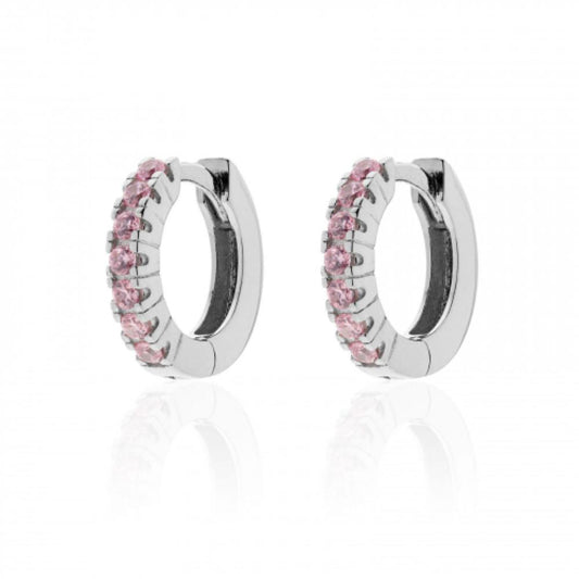 Orecchini in argento con cubic zirconia rosa UNOAERRE 6024