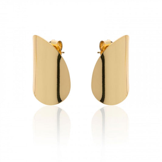 Orecchini in bronzo dorato Onda UNOAERRE