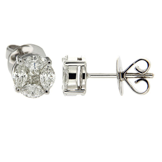 Orecchini Princess e Marquise CT 0.63