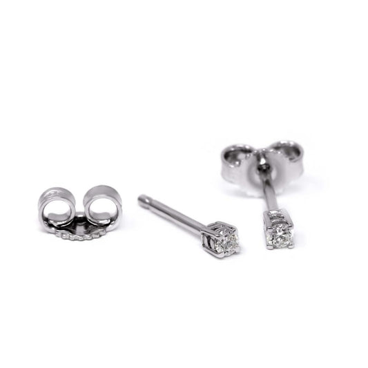 Orecchini Punti Luce con Diamanti CT 0.06
