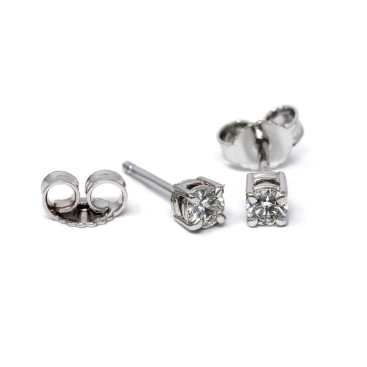 Orecchini Punto Luce con Diamanti CT 0.30