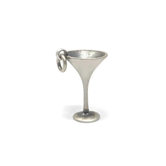 Pendente bicchiere martini in argento