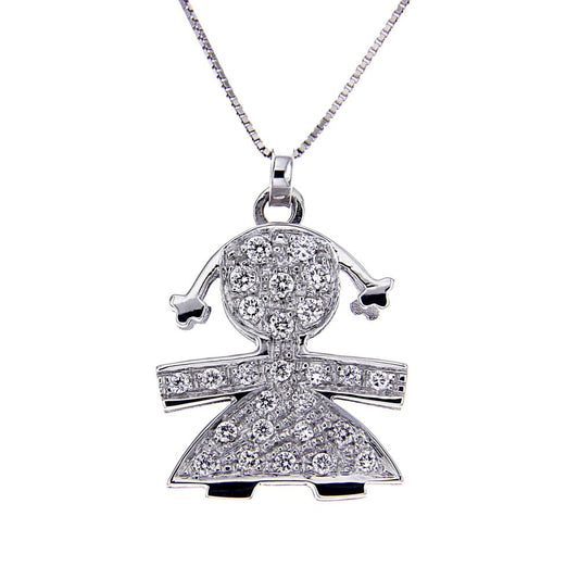 Pendente Bimba con 26 Diamanti CT 0.30