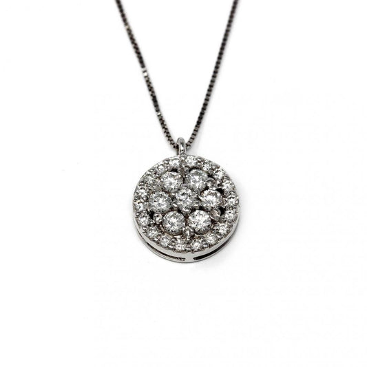 Pendente cerchio di Diamanti CT 0.40