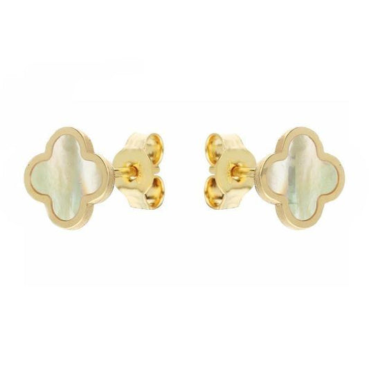 Orecchini Quadrifoglio con Madreperla