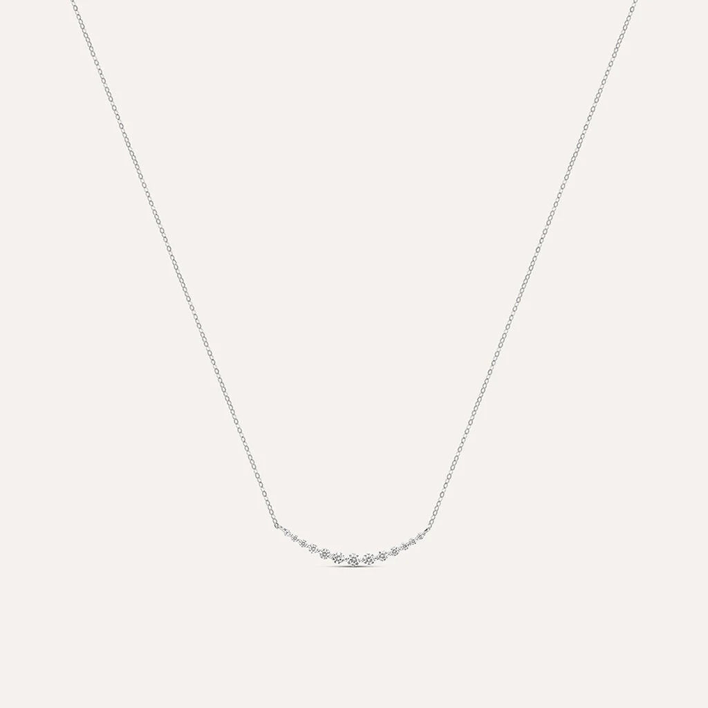 Collana Claire Oro Bianco Cubic Zirconia Ref. 1412222