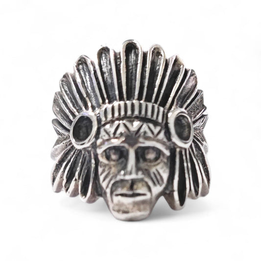 Anello Indiano in Argento 925 mis 22