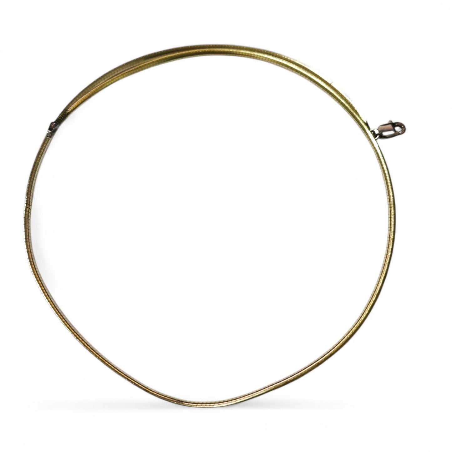 Girocollo in Argento 925 Rigido Bicolore cm 40