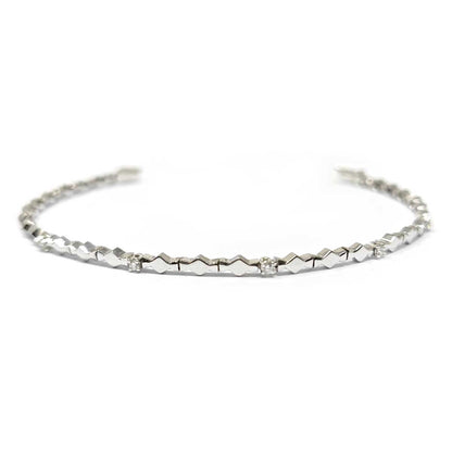Bracciale Semirigido con Diamanti CT 0.20