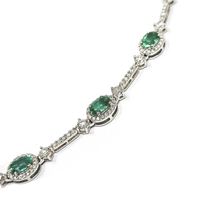 Girocollo con Smeraldi CT 7.60 e Diamanti CT 5.42  VVS1 F