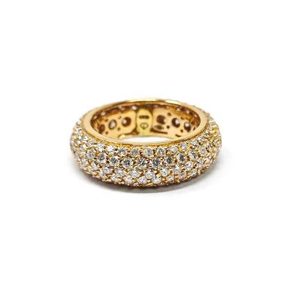 Anello Fascia in Oro Rosa e Diamanti CT 3.95