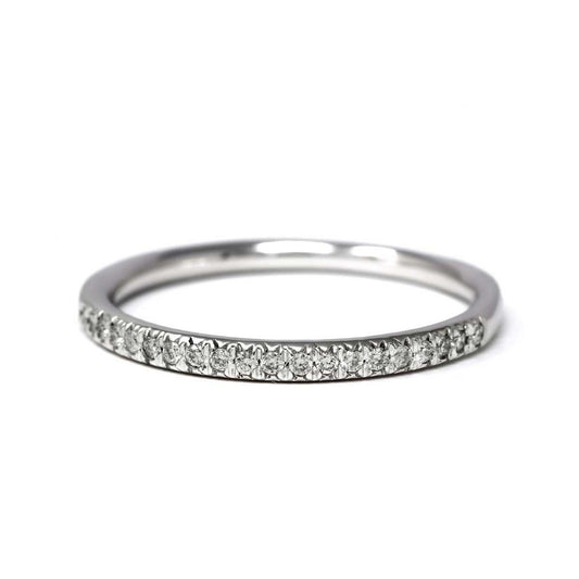 Anello Veretta con Diamanti CT 0.12