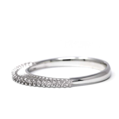 Anello Veretta con 25 Diamanti CT 0.15