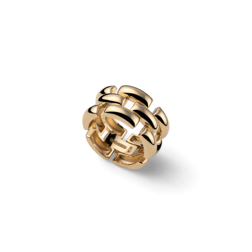 Anello in argento dorato Panthere Unoaerre Ref. 6666