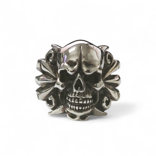 Anello Teschio in Argento 925 mis 16