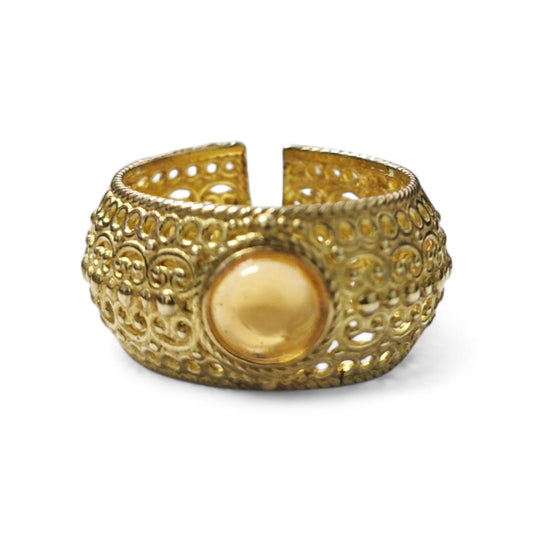 Anello in Argento con Tormalina Centrale