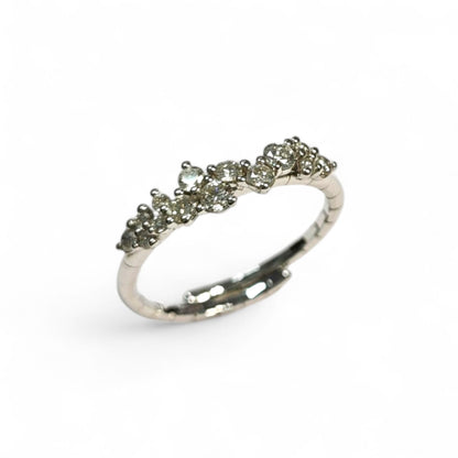 Anello Molla con Diamanti CT 0.42