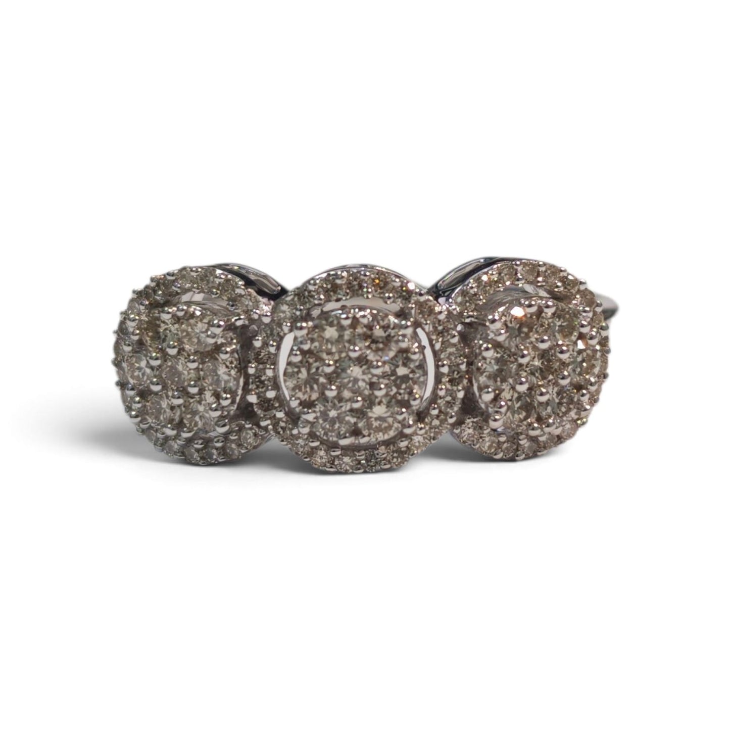 Anello Trilogy Rosetta con Diamanti CT 0.57
