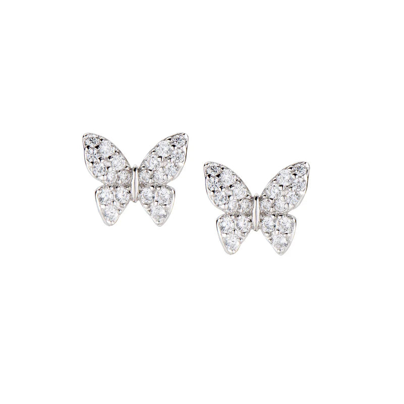 Orecchini Diamonds Farfalla Piccola con Zirconi Ref. EFAPBBZ3
