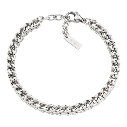 Bracciale Catena Grumetta in Acciaio Ref. ACBR105