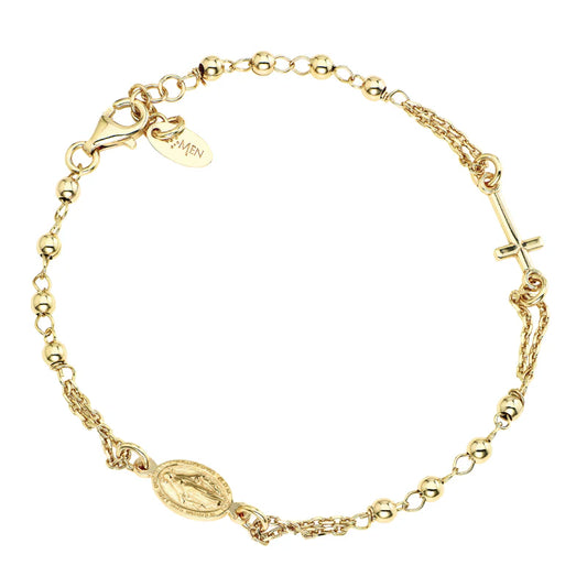 Bracciale Rosario Dorato Ref. BROG3