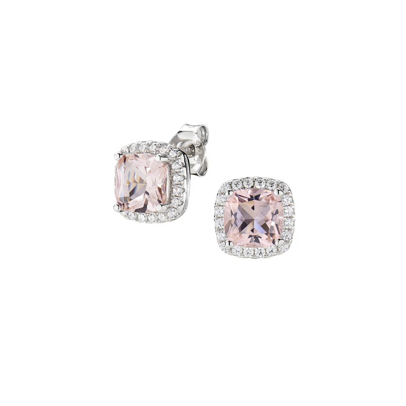 Orecchini Lady con Morganite Taglio Radiant Ref. EQUABBMOZ
