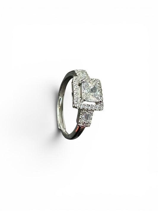 Anello Princess Glow in Argento 925 con Zirconi