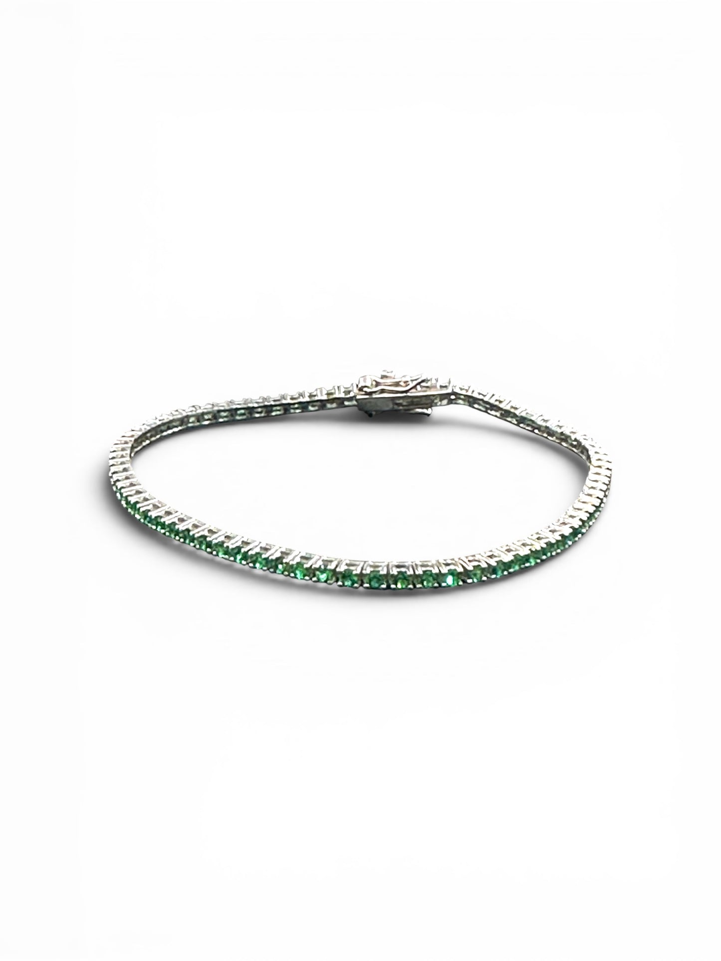 Bracciale Tennis Colorati in Argento 925 con Zirconi Colorati