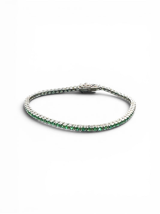 Bracciale Tennis Colorati in Argento 925 con Zirconi Colorati