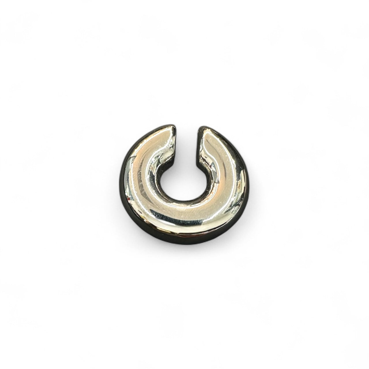 Ear cuff bombati in argento 925 – diametro 3 cm