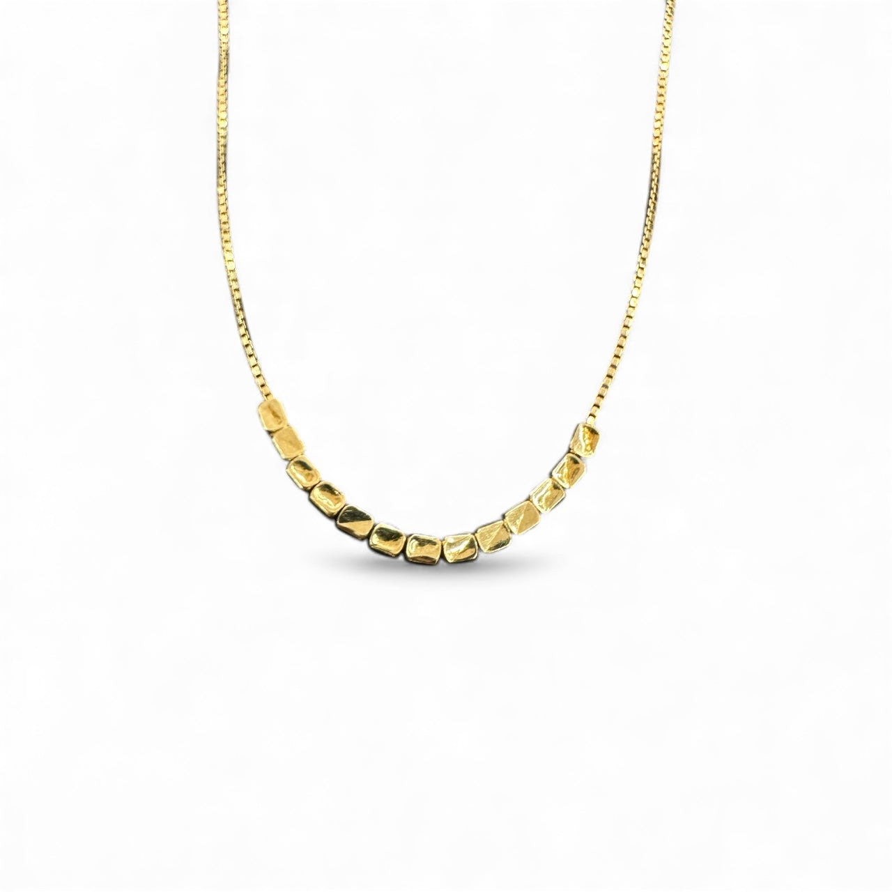 Collana con elementi geometrici in argento 925