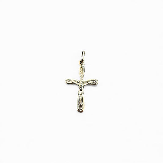 Pendente Croce con Cristo in argento 925