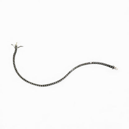 Bracciale tennis con zirconi neri – varie misure
