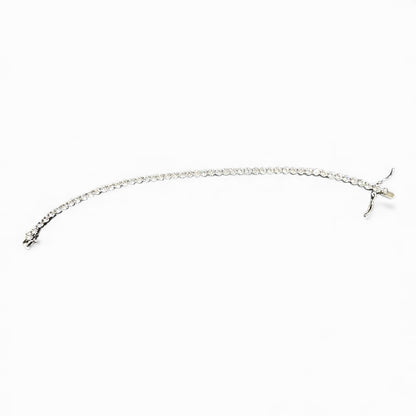 Bracciale Tennis Zirconi Bianchi – Disponibile in Vari Spessori