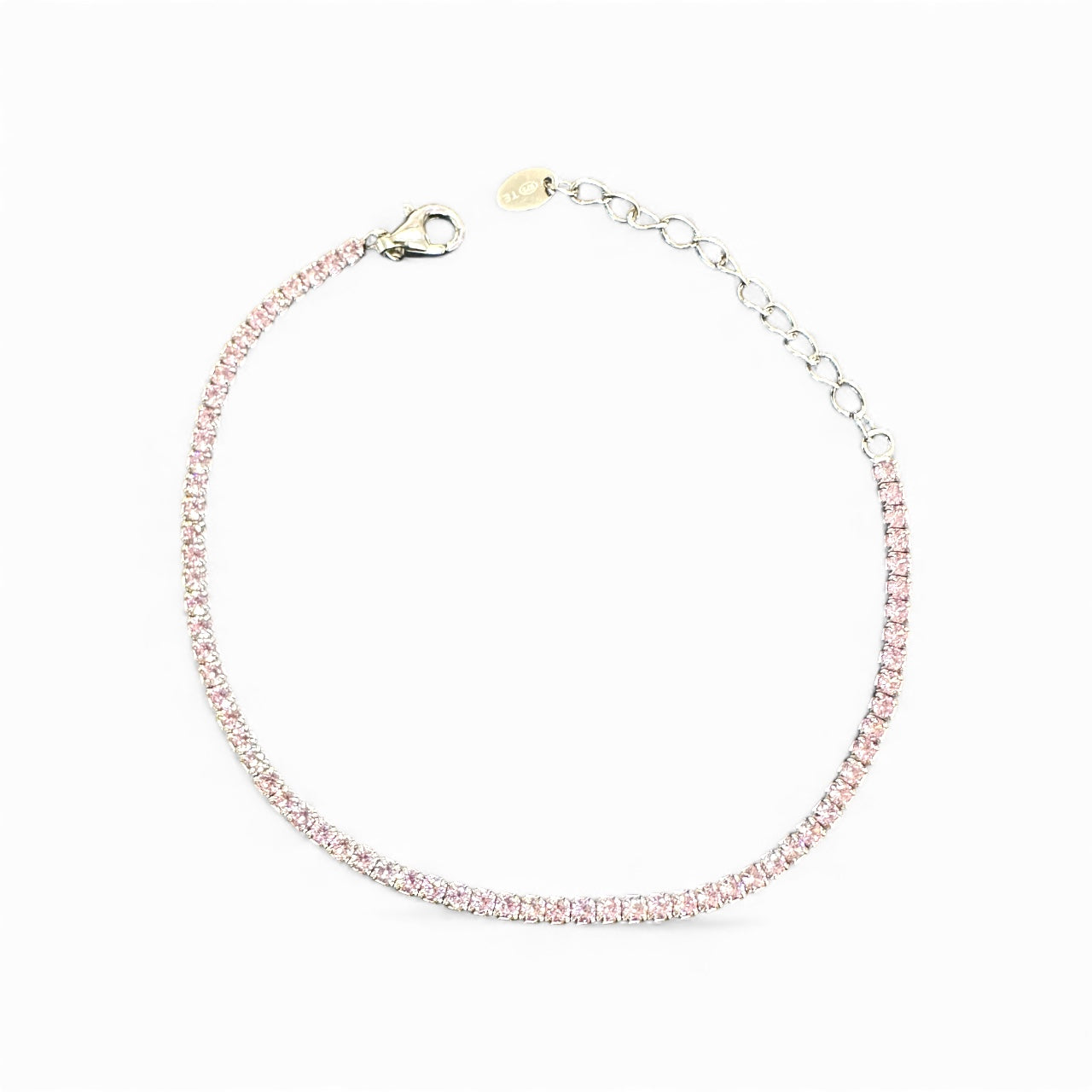 Bracciale Tennis Regolabile in Argento 925 – 2 mm