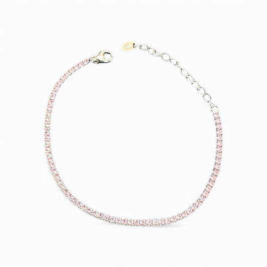 Bracciale Tennis Regolabile in Argento 925 – 2 mm