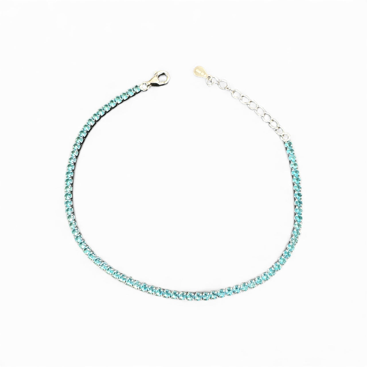 Bracciale Tennis Regolabile in Argento 925 – 2 mm