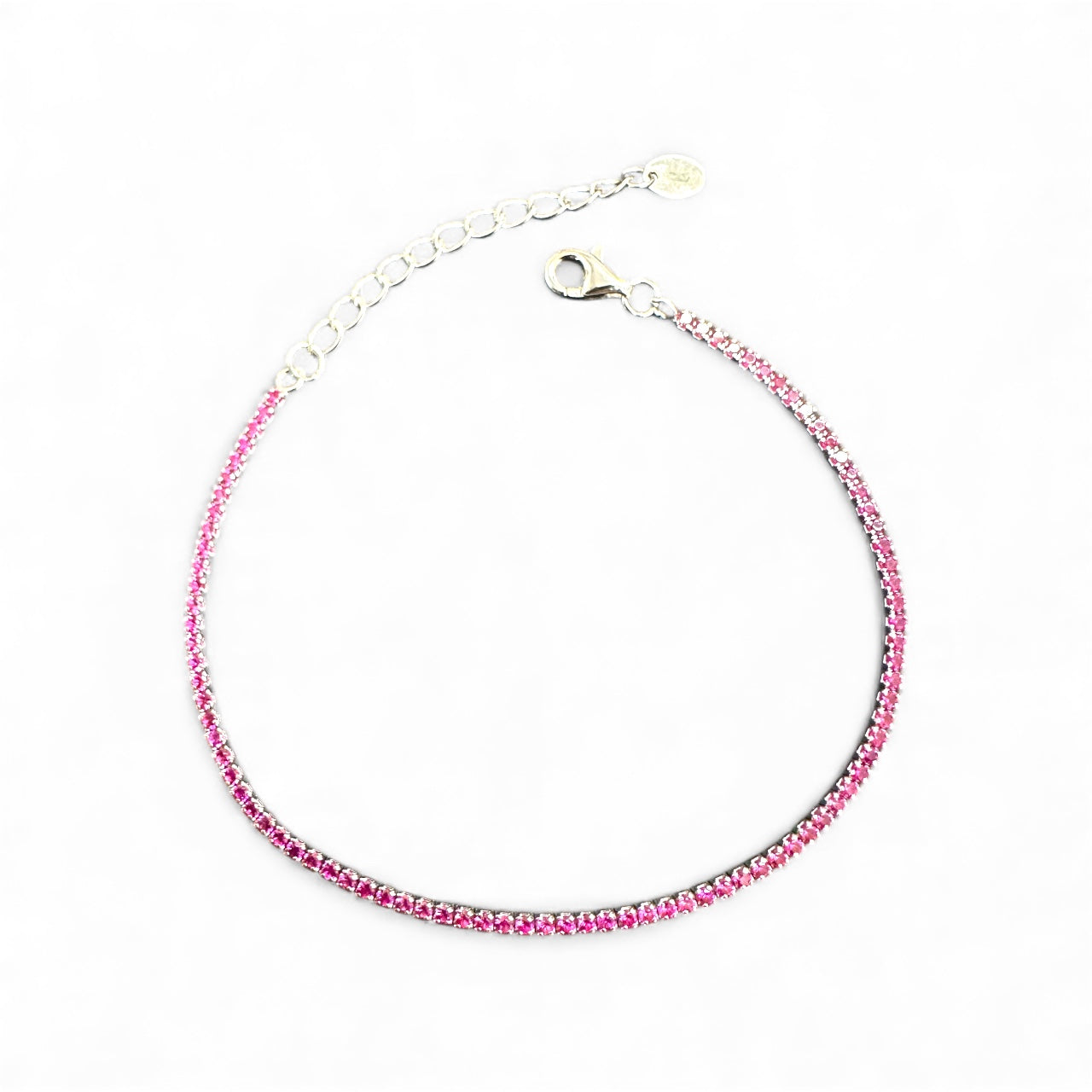 Bracciale Tennis Regolabile in Argento 925 – 1.5 mm