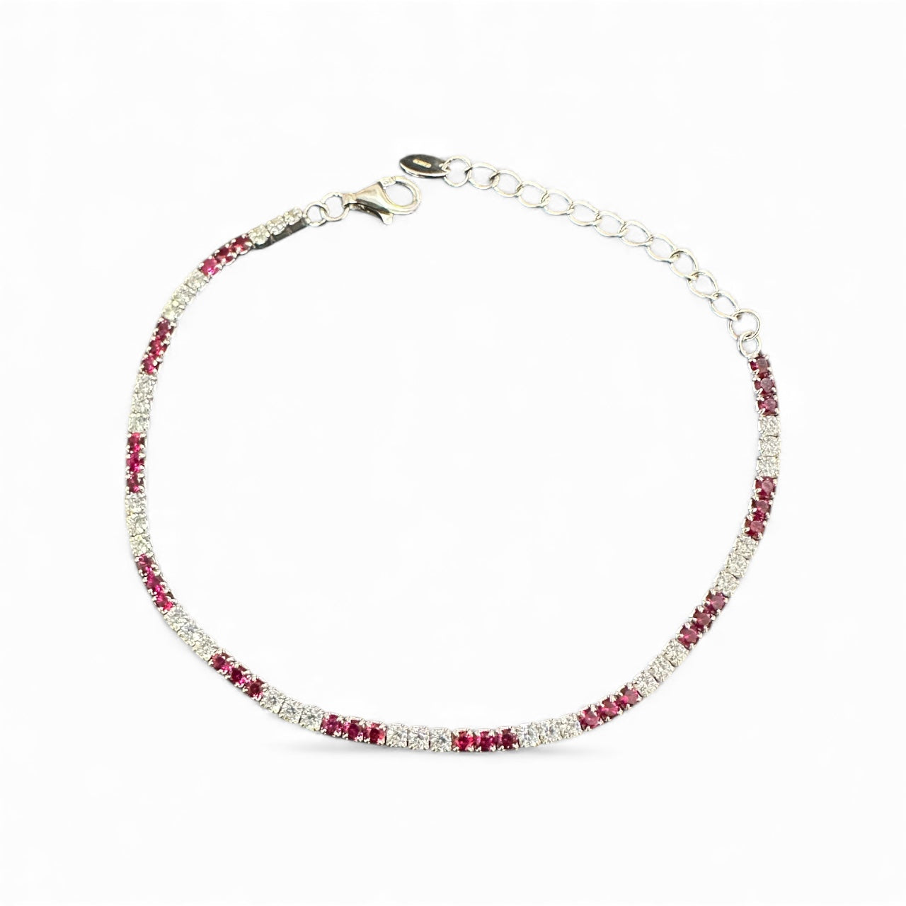 Bracciale Tennis Regolabile in Argento 925 – 1.5 mm