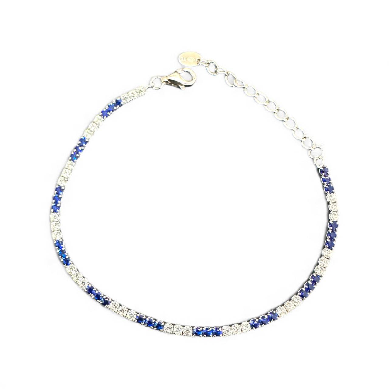 Bracciale Tennis Regolabile in Argento 925 – 1.5 mm