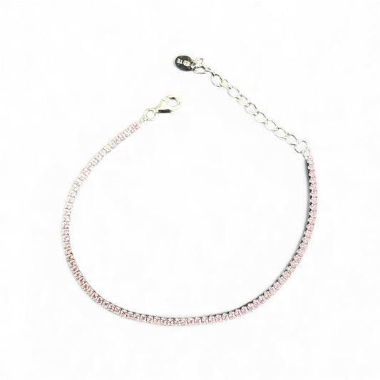 Bracciale Tennis Regolabile in Argento 925 – 1.5 mm