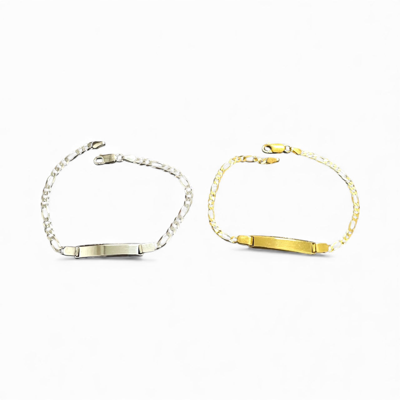 Bracciale con Piastra Classica – Dorato o Argento