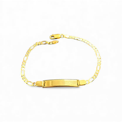 Bracciale con Piastra Classica – Dorato o Argento