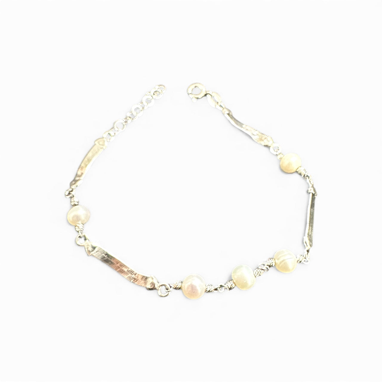 Bracciale in Argento 925 con Perle