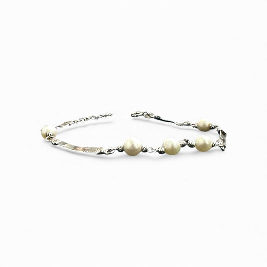 Bracciale in Argento 925 con Perle