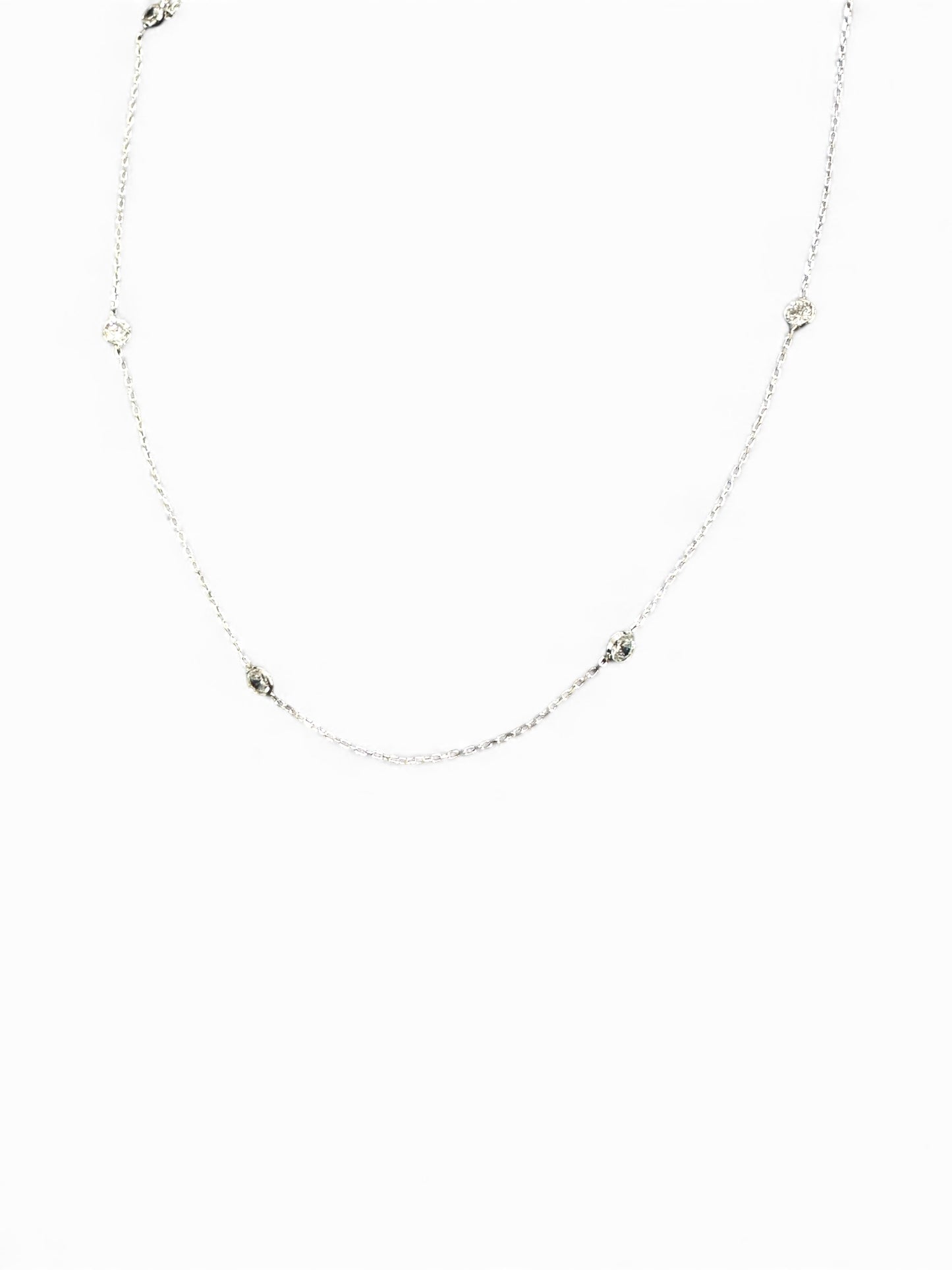 Collana Punto Luce Multiplo in Argento 925